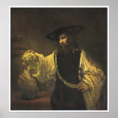 Aristoteles Contemplating the bust of Homer, 1653 Poster (Vorne)