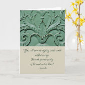 Aristoteles Course Quote Abschluss Card Karte (Gelbe Blume)