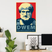 Aristoteles - DWEM: Obama-Parodie-Poster Poster (Heimbüro)