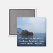 Aristoteles Excellence-Angebot Magnet (Vorderseite/Rückseite)