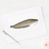 Aristoteles-Fisch Rechteckiger Aufkleber (Umschlag)