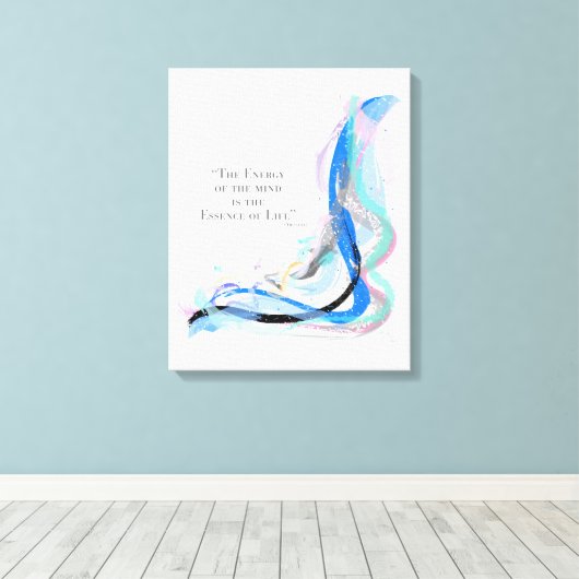 Aristoteles - Geistesenergie Leinwanddruck (Insitu (Holzboden))