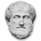 Aristoteles Griechischer Philosoph Aufkleber (Vorderseite)