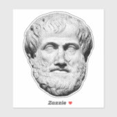 Aristoteles Griechischer Philosoph Aufkleber (Blatt)