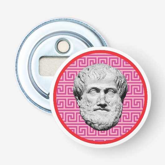 Aristoteles Griechischer Philosoph Flaschenöffner (Vorderseite)