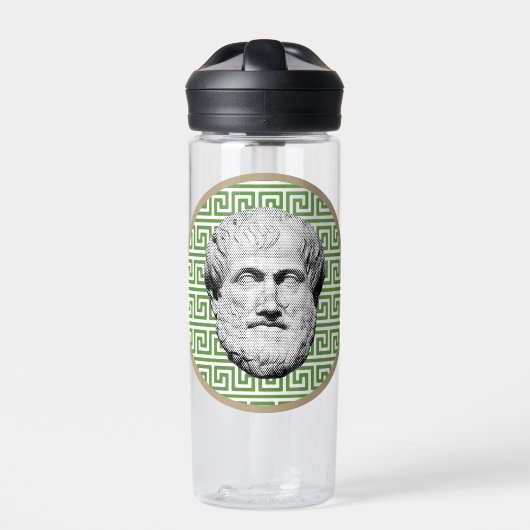 Aristoteles Griechischer Philosoph Trinkflasche (Vorderseite)