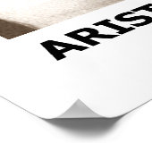 Aristoteles Happiness Kulturgeist Poster (Ecke)