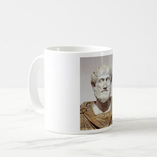 Aristoteles Kaffeetasse (Vorderseite Links)