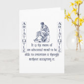 Aristoteles Karte (Gelbe Blume)