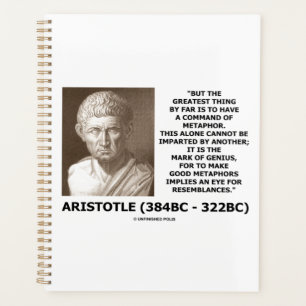 Aristoteles Kommando über die Metapher des Geniusz Planer