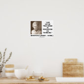 Aristoteles Leben im wahren Sinne Poster (Küche)