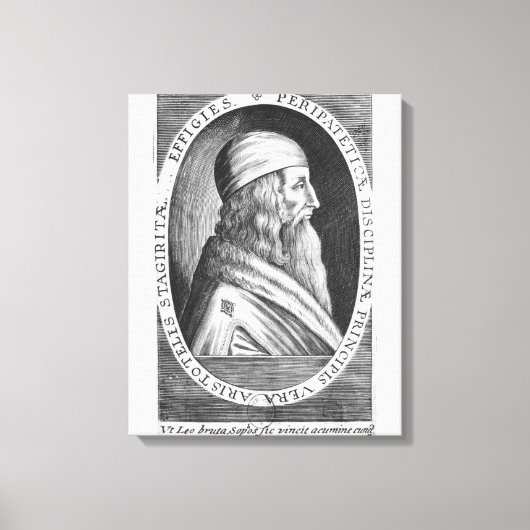 Aristoteles Leinwanddruck (Vorderseite)
