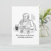 Aristoteles' Leitfaden für Mäßigung (Stehend Vorderseite)