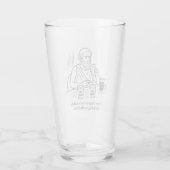 Aristoteles' Leitfaden für Mäßigung Glas (Rückseite)