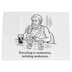 Aristoteles' Leitfaden für Mäßigung Große Geschenktüte