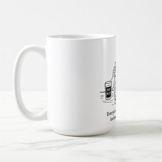 Aristoteles' Leitfaden für Mäßigung Kaffeetasse (Links)