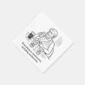 Aristoteles' Leitfaden für Mäßigung Serviette (Ecke)