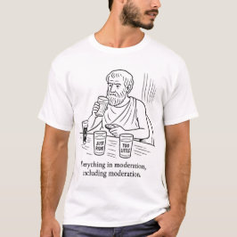 Aristoteles' Leitfaden für Mäßigung T-Shirt
