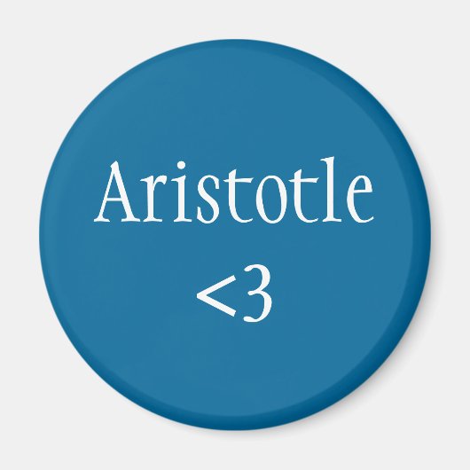Aristoteles-Liebe Magnet (Vorne)