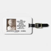 Aristoteles-Mann vervollkommnete beste Gepäckanhänger (Vorderseite horizontal)