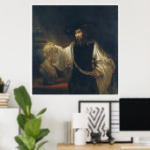 Aristoteles mit einer Büste Homer von Rembrandt Poster (Heimbüro)