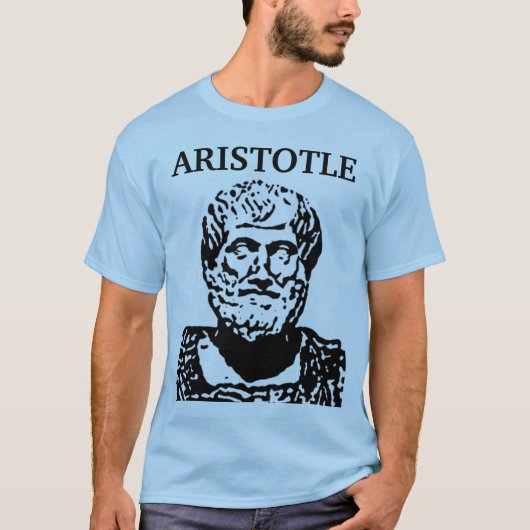 Aristoteles-Monochrom T-Shirt (Vorderseite)