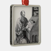 Aristoteles Ornament Aus Metall (Rechts)