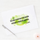 Aristoteles Ovaler Aufkleber (Umschlag)