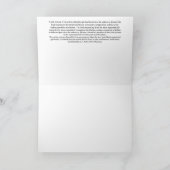 Aristoteles-Paradoxon der Zeit Dankeskarte (Innenseite)