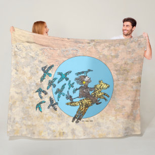 Aristoteles Paradoxon der Zeit Fleece Blanket