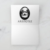 Aristoteles Philosophie - Veränderung ist Zuckerka Karte (Innenseite)