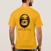 Aristoteles-Philosophiekleidung, Zitat T-Shirt (Rückseite)