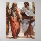 Aristoteles Plato Poster (Vorne)