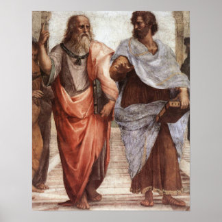 Aristoteles Plato Poster