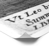 Aristoteles Poster (Ecke)