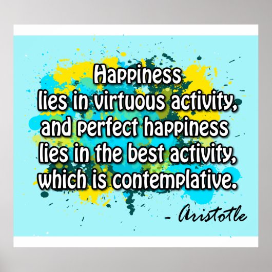 Aristoteles Poster (Vorne)