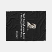 Aristoteles Shirt auf wunderbare Natur Aristoteles Fleecedecke (Vorderseite (Horizontal))