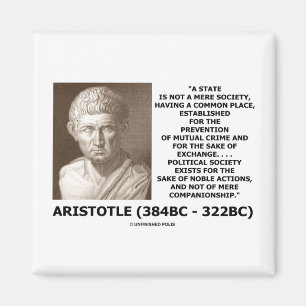 Aristoteles-Staat ist keine rein gesellschaftliche Magnet