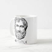 Aristoteles-Tasse Kaffeetasse (Vorderseite Links)