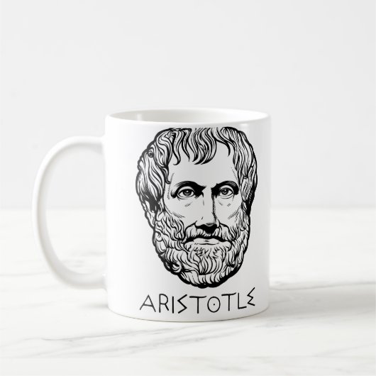Aristoteles-Tasse Kaffeetasse (Links)