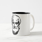 Aristoteles-Trinkbehälter Zweifarbige Tasse (VorderseiteRechts)