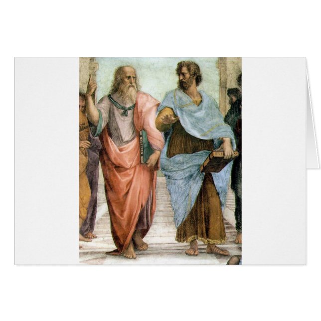 Aristoteles und Plato, die an Schule RAPHAEL gehen (Vorderseite (Horizontal))