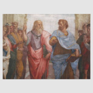 Aristoteles und Plato von Raphael Seidenpapier