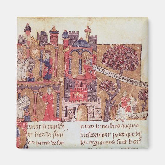 Aristoteles weist Alexander den Großen in Magnet (Vorne)