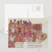 Aristoteles weist Alexander den Großen in Postkarte (Vorne/Hinten)