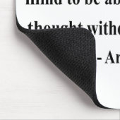 Aristoteles-Zitat 1a Mousepad (Ecke)