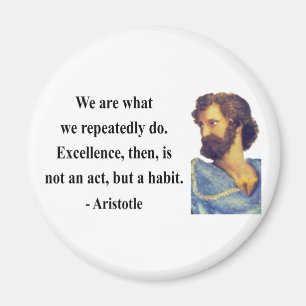 Aristoteles-Zitat 4b Magnet