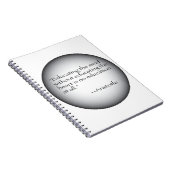 Aristoteles-Zitat Notizblock (Rechte Seite)