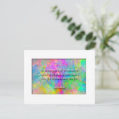 Aristoteles Zitat Postkarte (Stehend Vorderseite)