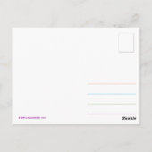 Aristoteles Zitat Postkarte (Rückseite)